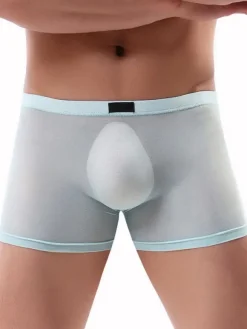 Lingerie Homme Sexy Culotte Boxer Tulle Hommes