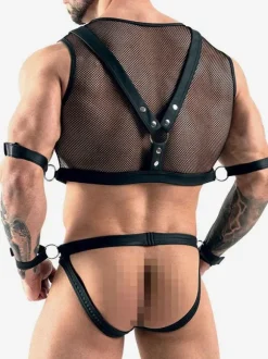 Lingerie Transparent Hommes Sexy Costume Halloween Adulte Pantalon Top Vêtement de Club