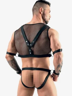 Lingerie Transparent Hommes Sexy Costume Halloween Adulte Pantalon Top Vêtement de Club