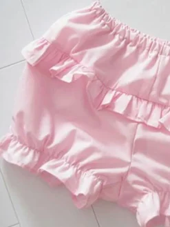 Lumière bleue Lolita culotte bouffante volants coton Lolita Shorts pour femmes Déguisements Halloween