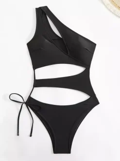 Maillot de bain une pièce monokini à découpe asymétrique pour l'été 2026