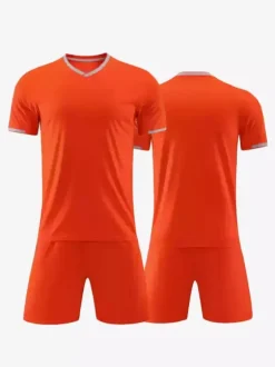 Maillot de football adulte à manches courtes personnalisé uniforme d'équipe de football vêtements de sport d'entraînement