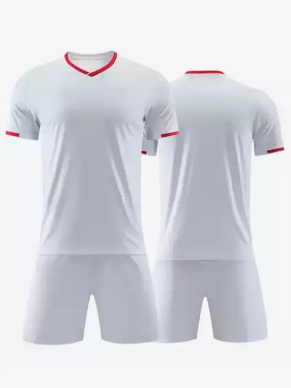 Maillot de football adulte à manches courtes personnalisé uniforme d'équipe de football vêtements de sport d'entraînement