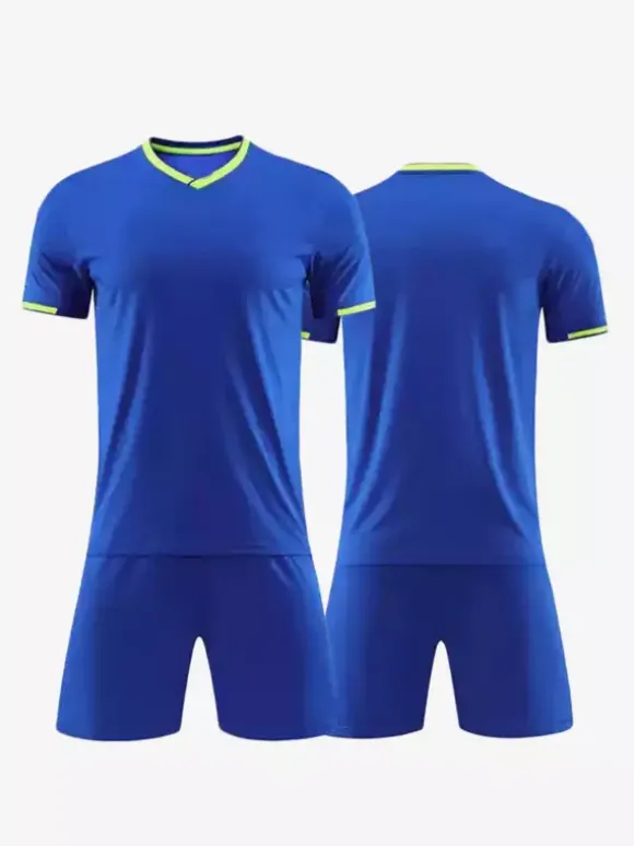 Maillot de football adulte à manches courtes personnalisé uniforme d'équipe de football vêtements de sport d'entraînement