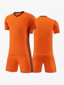 Maillot de football adulte col en V manches courtes patchwork personnalisé équipe de football entraînement vêtements de sport