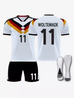 Maillot de football domicile Wirtz 25/26 de l'équipe nationale n° 17 pour adultes et enfants