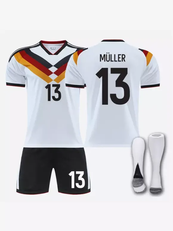 Maillot de football domicile Wirtz 25/26 de l'équipe nationale n° 17 pour adultes et enfants