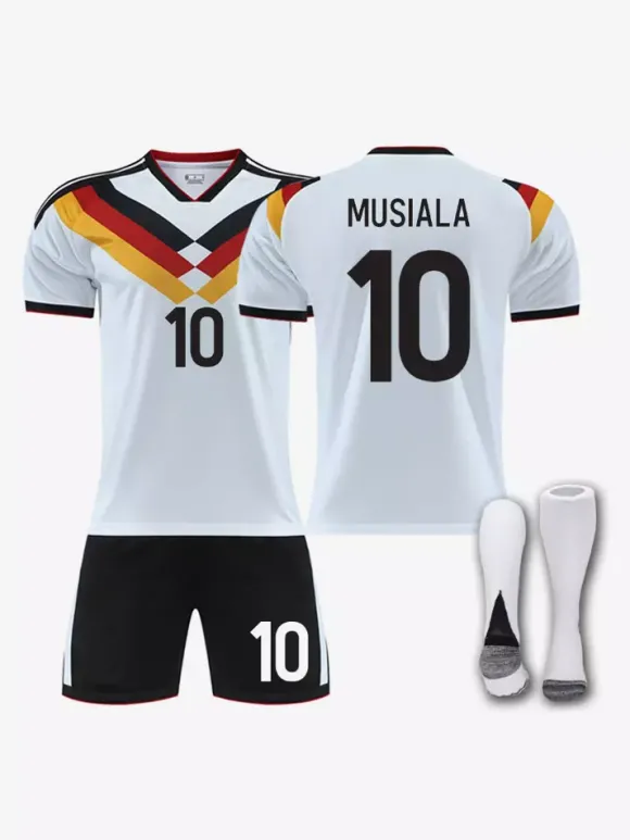Maillot de football domicile Wirtz 25/26 de l'équipe nationale n° 17 pour adultes et enfants
