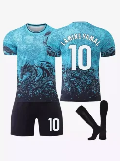 Maillot de football du club 25/26 Édition spéciale 19 Maillot Yamal 9 Ensemble trois pièces Lewandowski