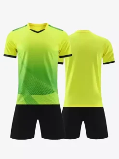 Maillot de football personnalisé pour hommes col en V manches courtes vêtements de sport