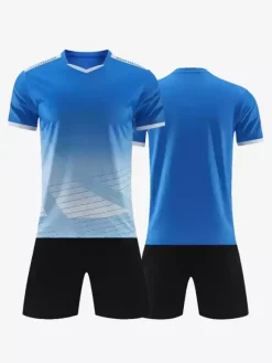 Maillot de football personnalisé pour hommes col en V manches courtes vêtements de sport