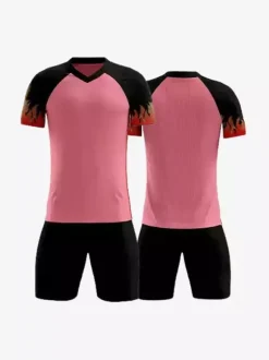 Maillot de football personnalisé à manches courtes et col en V imprimé pour homme