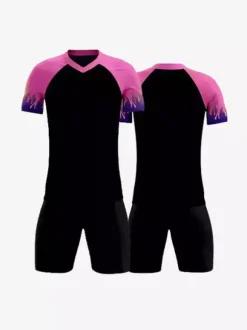 Maillot de football personnalisé à manches courtes et col en V imprimé pour homme