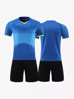 Maillot de football personnalisé à manches courtes unisexe avec teinture par nouage