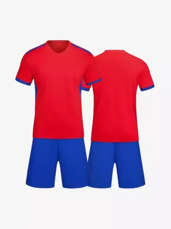 Maillot de football personnalisé à blocs de couleurs pour adultes et vêtements de sport pour hommes
