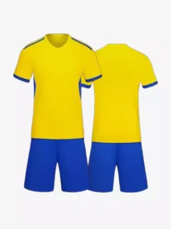 Maillot de football personnalisé à blocs de couleurs pour adultes et vêtements de sport pour hommes