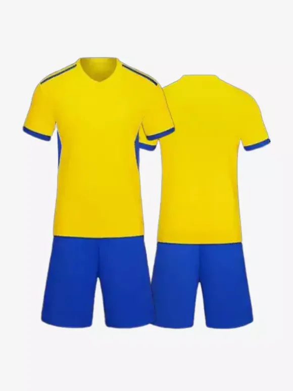Maillot de football personnalisé à blocs de couleurs pour adultes et vêtements de sport pour hommes
