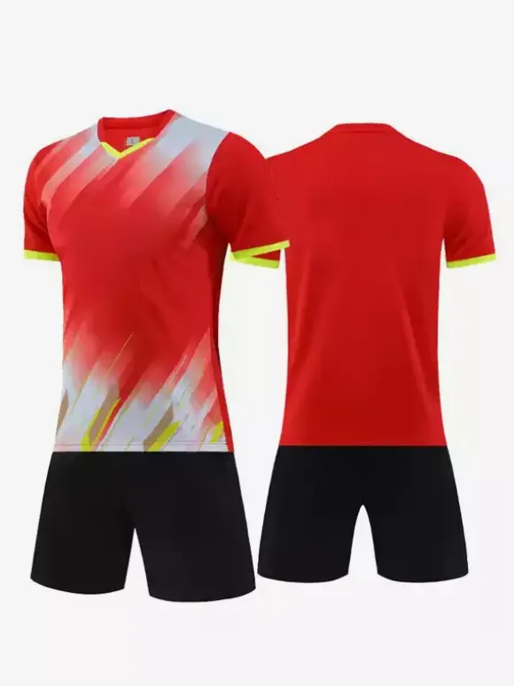 Maillot de football personnalisé imprimé à manches courtes pour homme