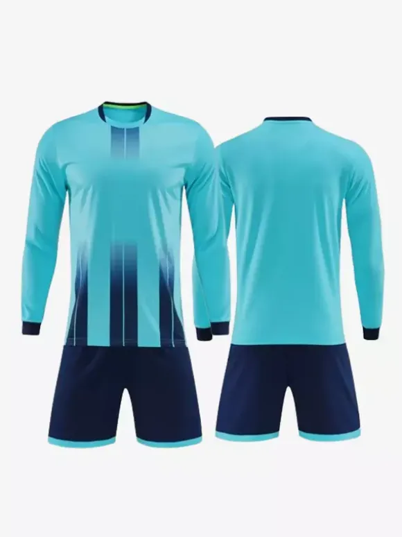Maillot de football personnalisé à manches longues pour hommes teinture par nouage vêtements de sport