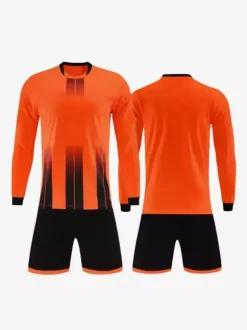 Maillot de football personnalisé à manches longues pour hommes teinture par nouage vêtements de sport