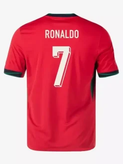Maillot de l'équipe nationale Ronaldo n°7 haut à manches courtes domicile et extérieur