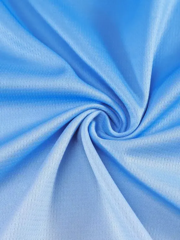 Maillot domicile bleu 26/27 personnalisé ensemble 3 pièces à manches courtes pour adultes et enfants