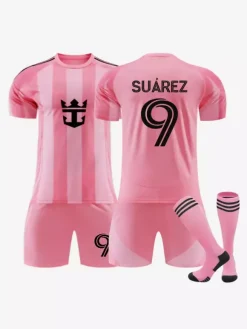 Maillot domicile du club de football 25/26 n° 9 ensemble de football 3 pièces pour adultes et enfants