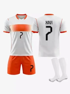 Maillot extérieur des Pays-Bas 2026 n° 4 Virgil n° 10 Memphis. Ensemble 3 pièces pour adultes et enfants.