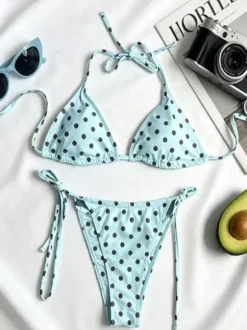 Maillot de bain bikini blanc pour femme maillot de bain sexy d'été