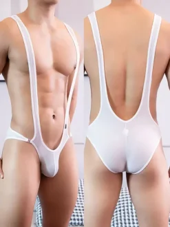Maillot de Corps Homme Sexy Polyester