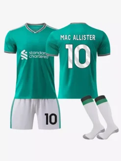 Maillot de football 3e équipe 25/26 numéro 7 Wirtz numéro 22 Ekitike ensemble 3 pièces pour adultes et enfants