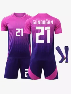Maillot de football extérieur N° 8 KROOS N° 6 KIMMICH N° 10. MUSIALA Ensemble 3 pièces pour le Championnat d'Europe
