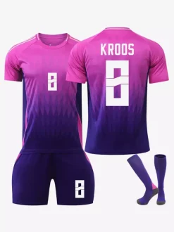 Maillot de football extérieur N° 8 KROOS N° 6 KIMMICH N° 10. MUSIALA Ensemble 3 pièces pour le Championnat d'Europe