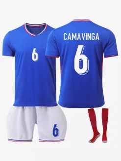 Maillot de football n°10 MBAPPÉ Domicile Championnat d'Europe Hommes Ensemble 3 pièces