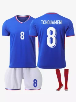 Maillot de football n°10 MBAPPÉ Domicile Championnat d'Europe Hommes Ensemble 3 pièces