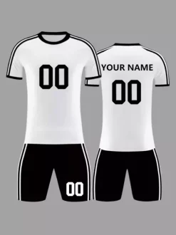 Maillot de football personnalisé à manches courtes Color Block Sportwear pour adultes