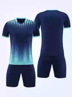 Maillot de football personnalisé à manches courtes Color Block Sportwear pour adultes