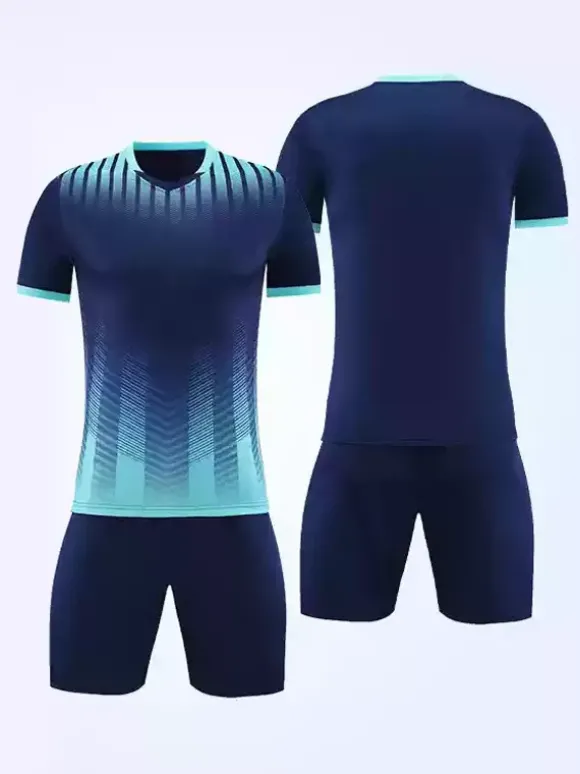 Maillot de football personnalisé à manches courtes Color Block Sportwear pour adultes
