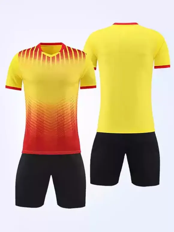Maillot de football personnalisé à manches courtes Color Block Sportwear pour adultes