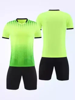 Maillot de football personnalisé à manches courtes Color Block Sportwear pour adultes
