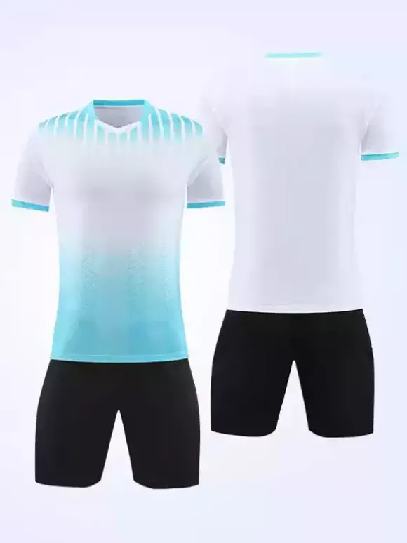 Maillot de football personnalisé à manches courtes Color Block Sportwear pour adultes