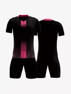 Maillot de football personnalisé à manches courtes et col en V pour homme