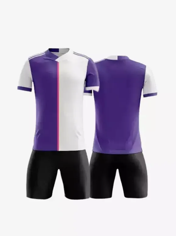 Maillot de football personnalisé à manches courtes en patchwork pour homme