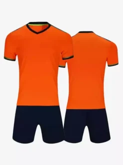 Maillot de football personnalisé à manches courtes pour homme avec patchwork