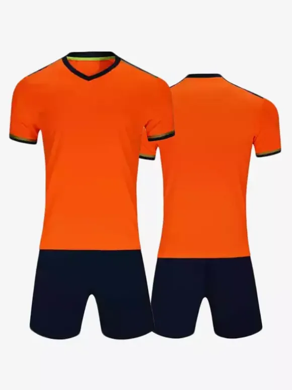Maillot de football personnalisé à manches courtes pour homme avec patchwork