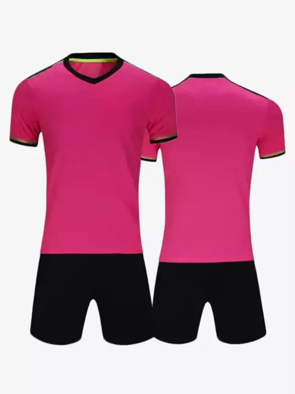 Maillot de football personnalisé à manches courtes pour homme avec patchwork