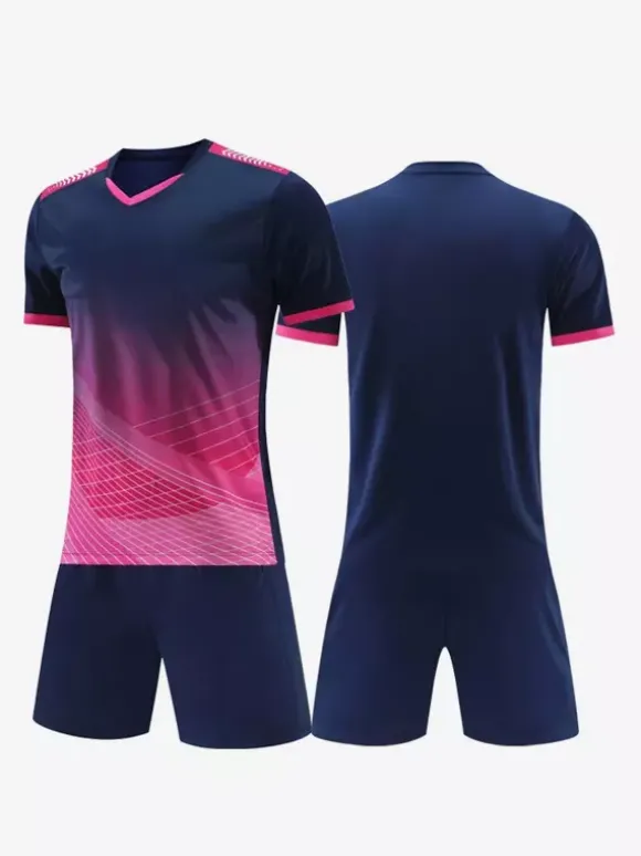 Maillot de football personnalisé à manches courtes pour homme avec imprimé tie-dye