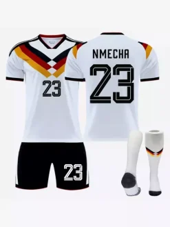 Maillot domicile de l'équipe d'Allemagne de football n°6 KIMMICH n°17 WIRTZ 2026 ensemble 3 pièces pour adultes et enfants