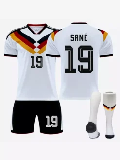 Maillot domicile de l'équipe d'Allemagne de football n°6 KIMMICH n°17 WIRTZ 2026 ensemble 3 pièces pour adultes et enfants