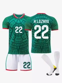 Maillot domicile de l'équipe nationale 2026 numéro 9 Raúl manches courtes vêtements de sport pour adultes et enfants